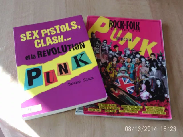 Livre Sex Pistols -Clash-Et La Revolution -Punk - Bruno  Blum +1 Revue-Tbe