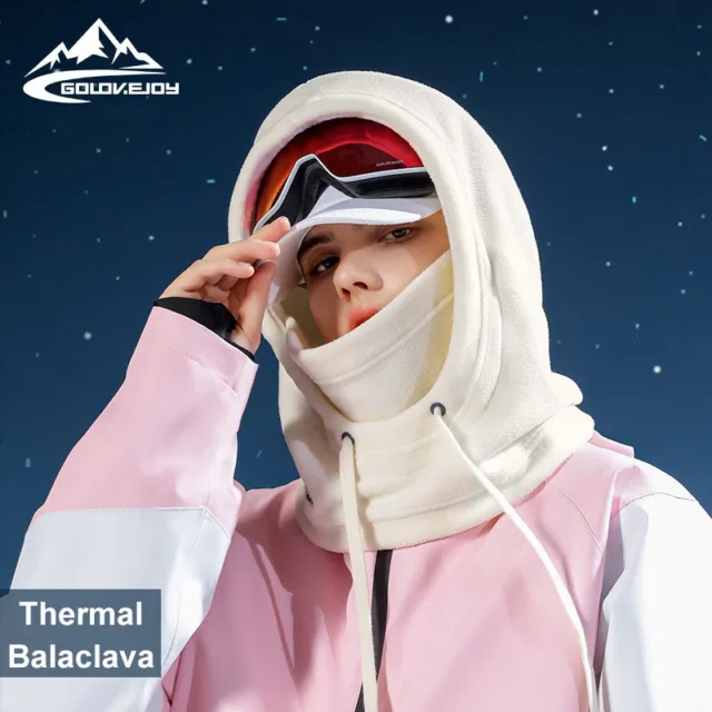Invierno Polar Lanza Campana Pasamontañas Máscara de esquí Máscara facial térmica Cuello Sombrero más cálido 2