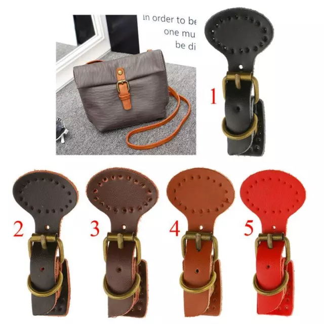 Bastel-Snap-Taschenverschluss aus Leder mit Magnetschnalle für DIY-Projekte