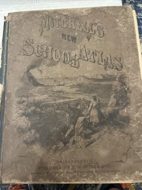 Mitchell’s new school atlas 1868