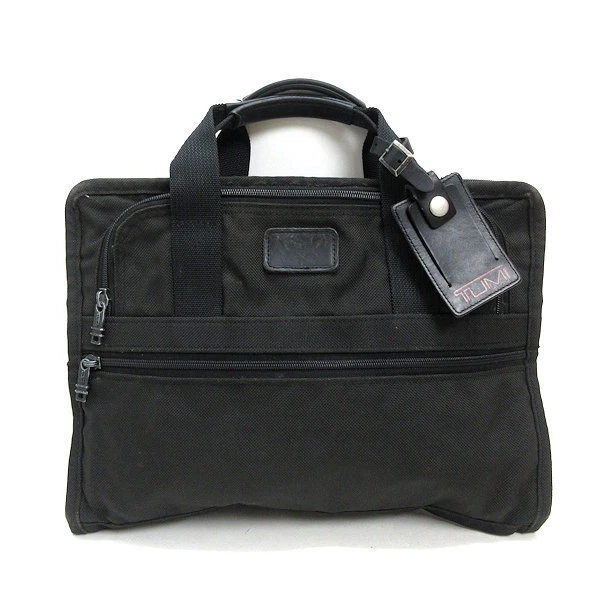 USA made Tumi 207D3 SINGER nylon briefcase business bag BAG black 103 used