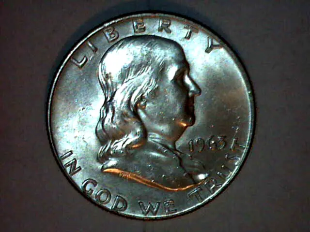 1963-D SILVER Franklin Half Dollar Near Uncirculated! #17. Others Listed!!