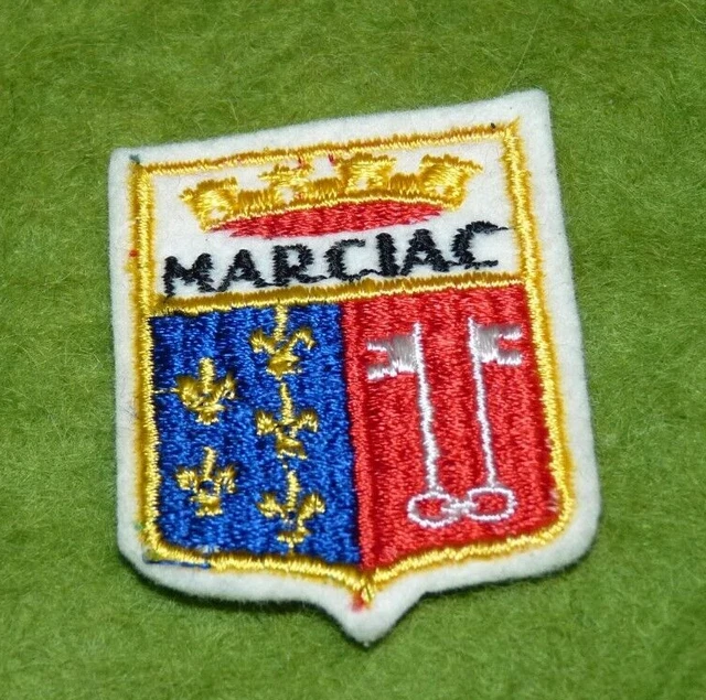 Écusson Brodé Original AS Monaco – Circa 1950 – Patch Vintage Maillot