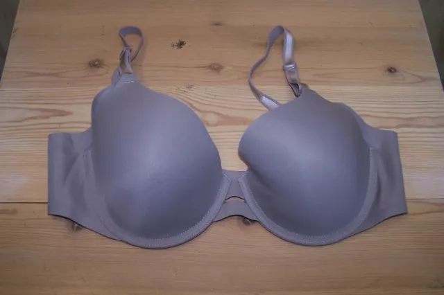 Warners 01356 No Side Effects Full Coverage DK Taupe ? Bra Underwire Lined 36B