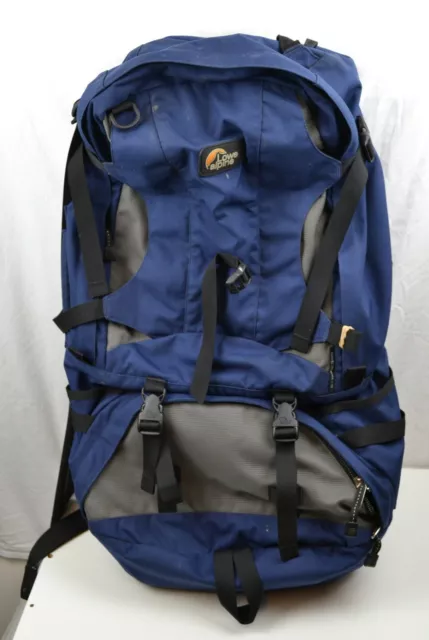 LOWE ALPINE TRAVEL Trekker II 70L BACKPACK Navy Grey Rucksack Travel 70 Litre 39.99 PicClick UK