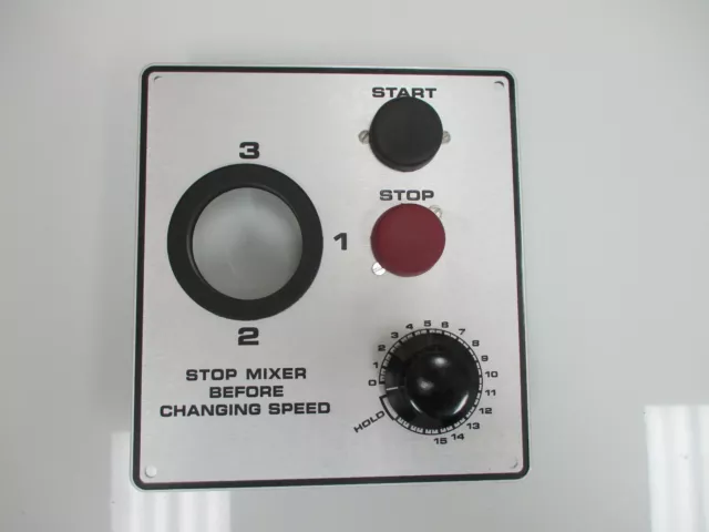 Hobart Mixer Switch  Timer Plate, (Etched)  00-271312, 115 & 230 volt D330 D340