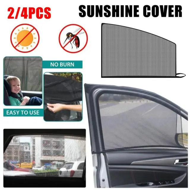 Car Window Shade 2 Pack 44x36cm Cling Sunshade for Car Windows Sun Glare UV  Rays Protection for Child Baby Side Window Sun Shade