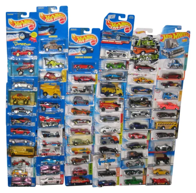 HOT WHEELS & Matchbox Mattel Die-Cast Toy Cars Collection - (Lot B : 72 ...