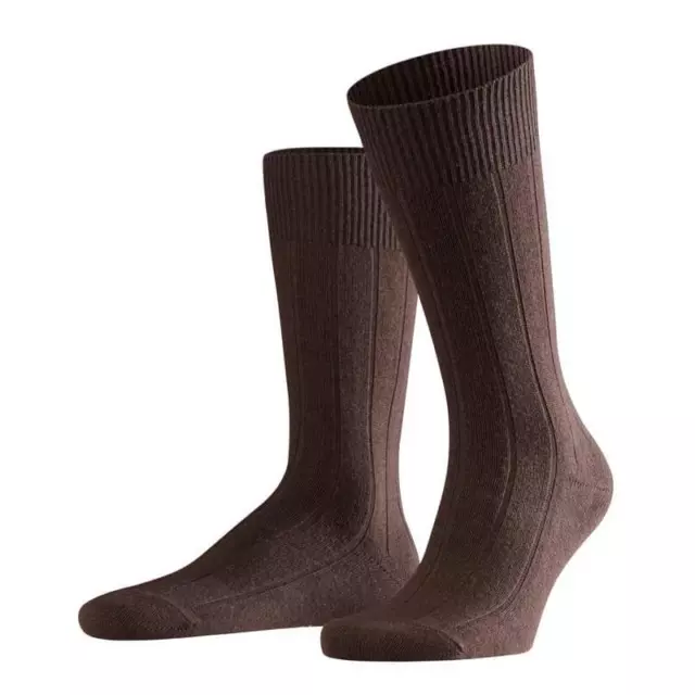 Falke Lhasa Rib Cashmere & Merino Wool Ribbed Mens Socks