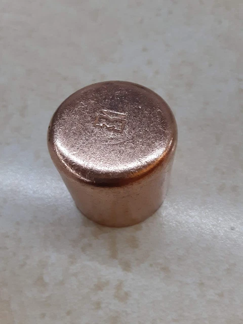 Mueller 1" Pressure Copper Cap - 1" Sweat x 1" Deep