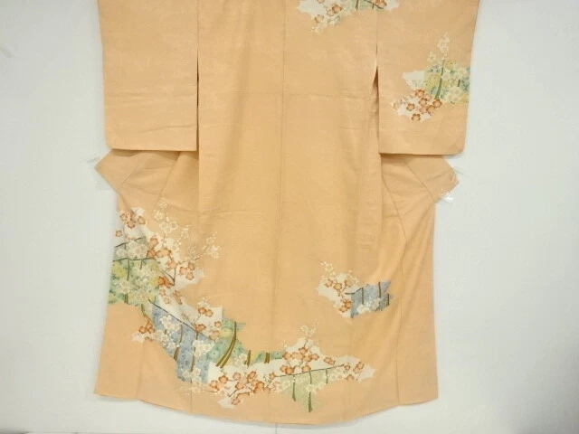 43601# Japanese Kimono / Kimono / Kiku & Ume Blossom