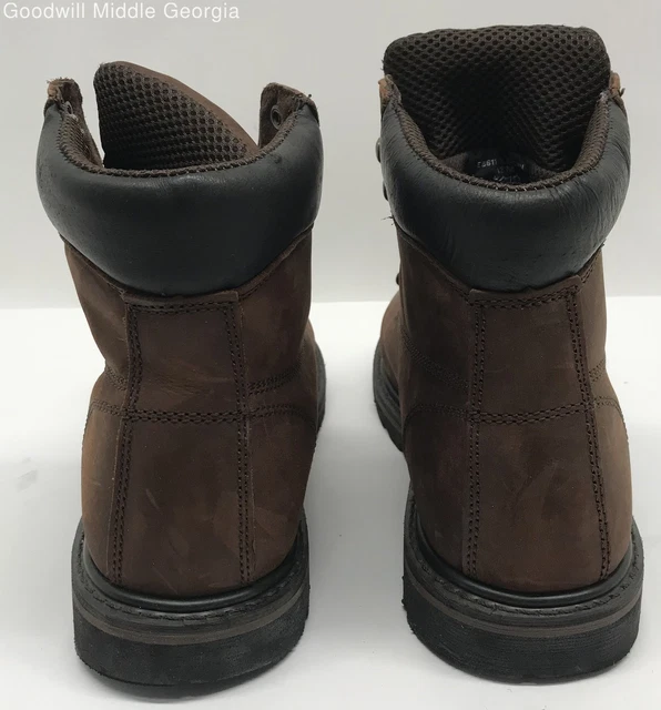 BROWN LEATHER EVER Work Boots Size 12 £7.66 PicClick UK