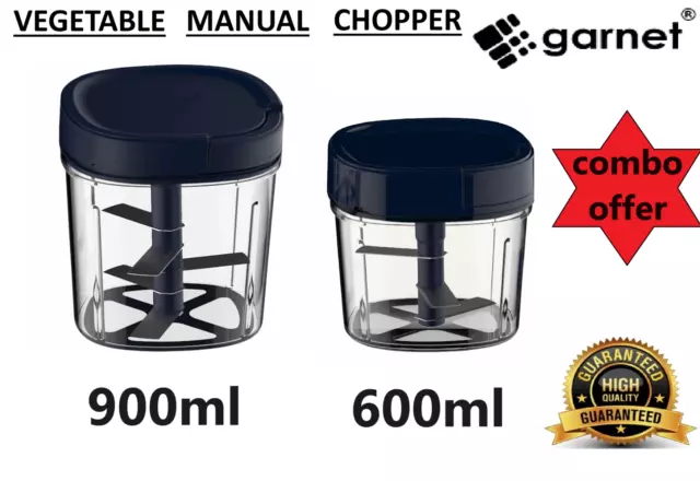 Manual Pulling Vegetable Food Chopper Slicer Hand Blender Kitchen Tool Processor