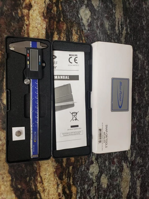 Blue Point Tools Electronic Digital Caliper MCAL6A Snap On Measure T (YTP019002)