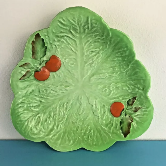 CARLTON WARE SALAD Ware Green lettuce Leaf and Tomato Triangle