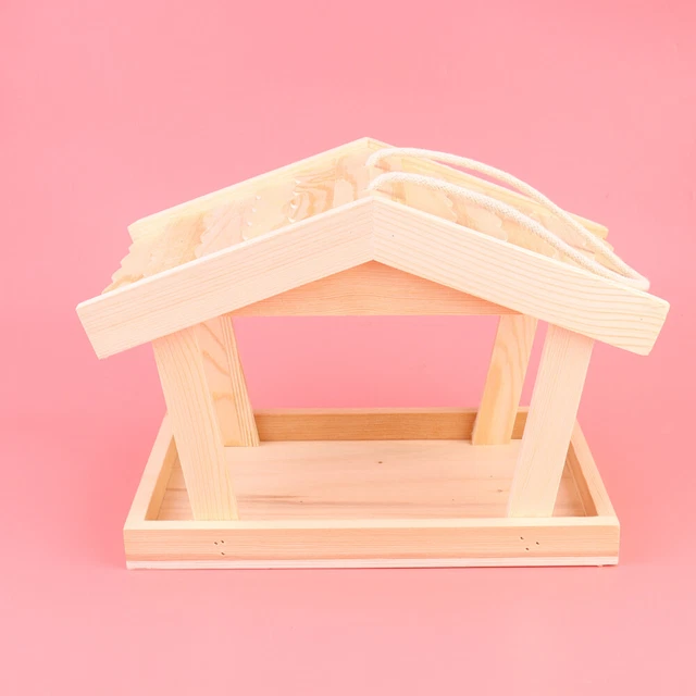 Wooden Bird House Bird House Decoration Birdhouse Hanging Feeder