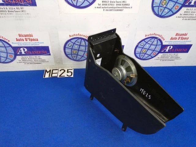 Consolle centrale Fiat 124 Spider AS-BS-CS plastica morbida - nera