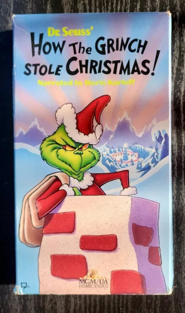 HOW THE GRINCH Stole Christmas! Dr. Seuss VHS 1966 Video Cartoon - Dr Seuss How The Grinch Stole Christmas 1966 Streaming