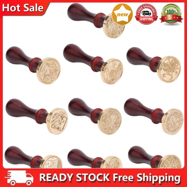 DIY Scrapbooking Album Envelope Handcraft Sealing Wax Stamp Vintage Seal Stamp