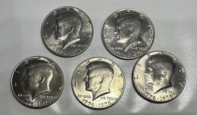 1776-1976 Kennedy Half Dollar 50c United States Coin Rare Collectible Currency