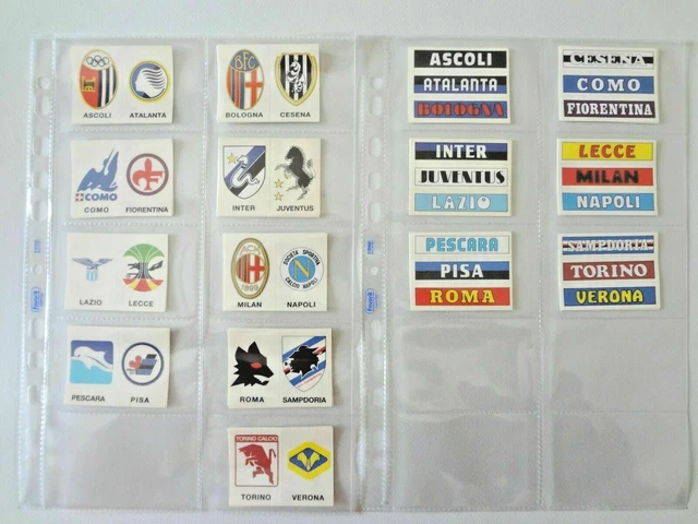 FIGURINA PANINI CALCIATORI Full Set Serie Completa Stick-Stack 1988-89 ...