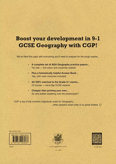 GCSE GEOGRAPHY AQA Practice Papers: for the 2026 and 2027 exams (CGP ...
