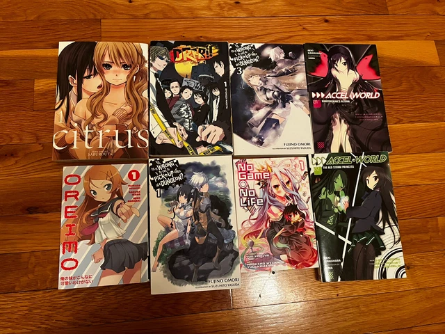 Mixed Manga/Light Novel Assorted Lot English