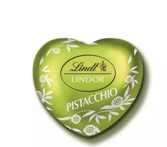 Cioccolatini Cuore Pistacchio Verde Lindt Lindor Senza Glutine Praline