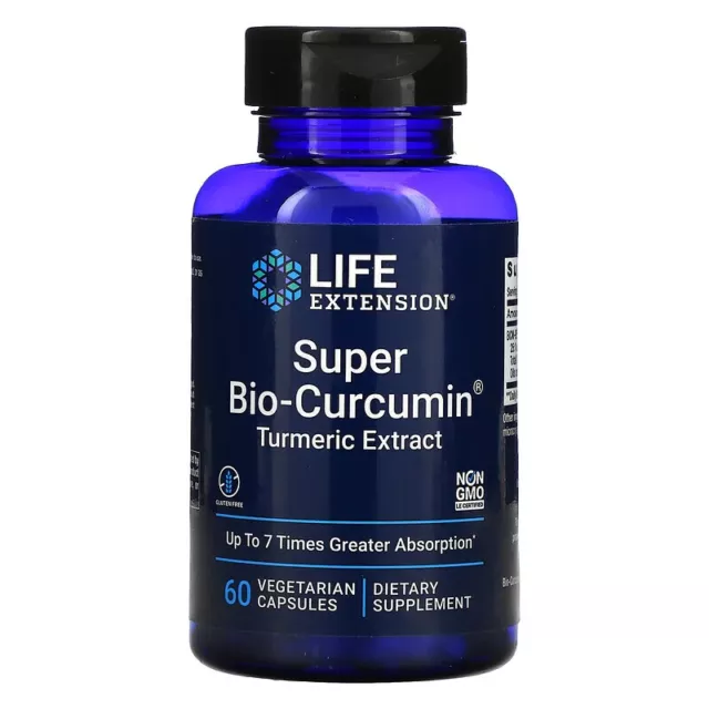 Life Extension, Super Bio-Curcumin, Turmeric Extract, 60 Vegetarian Capsules