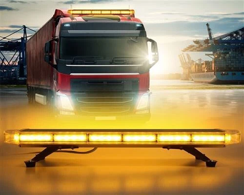 Warnblinkleuchte 30 Zoll DC 12V 24LED Auto Lkw Dach Signal Blitz Licht Strobe