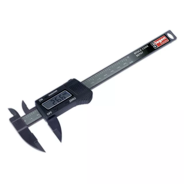 Seigen by Sealey Digital Electronic Vernier Caliper 0-150mm(0-6") S0707