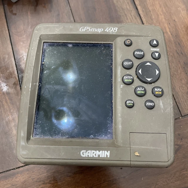 GARMIN GPSMAP 498 Color Chart Plotter Fishfinder Gps Parts Repair As Is