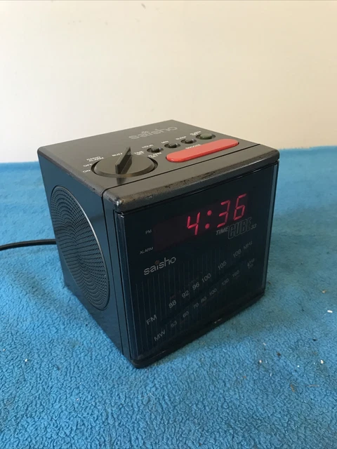 Saisho Time CUBE 33 orologio vintage radio retrò