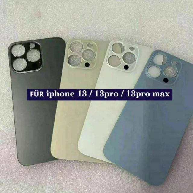 iPhone 13 / Pro / Max  Akkudeckel Backcover Rückseite Big Hole Kameraloch