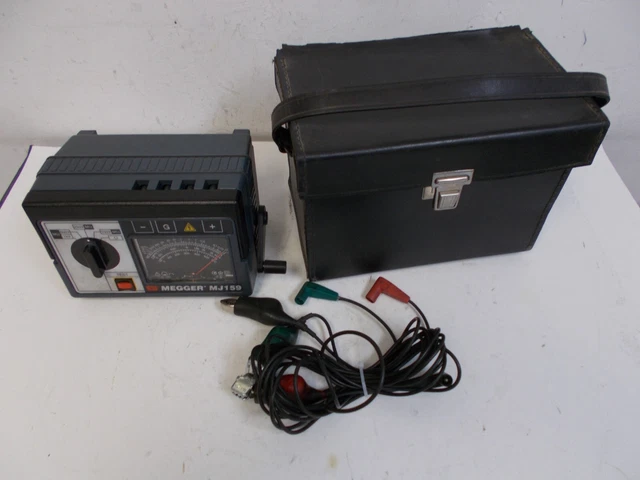 AVO Megger MJ159 1kV Hand-Cranked Insulation Continuity Ohmmeter Tester  BOX#37