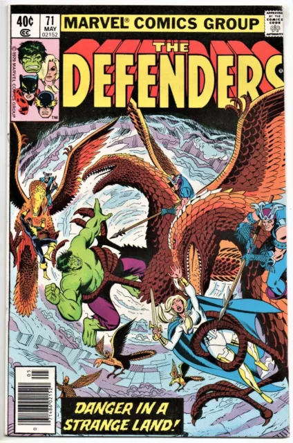 The Defenders #71. Key Lunatik Origin. Hannigan / Trimpe. Marvel 1979. 8