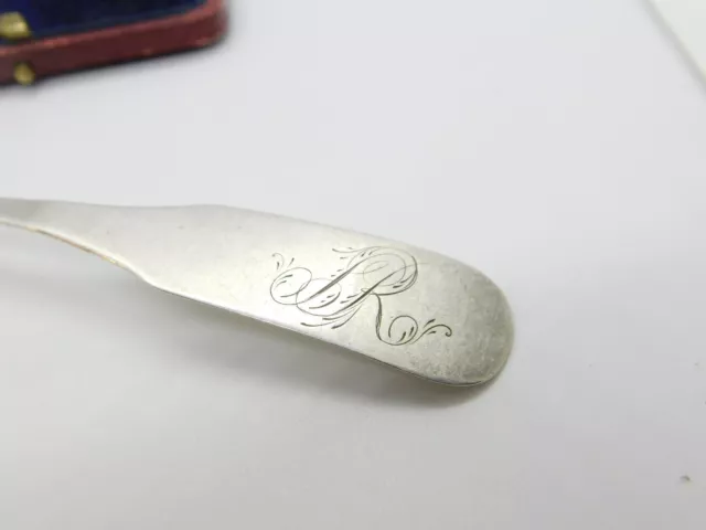 American Georgian Sterling Silver J. Sergeant Coin Spoon Antique c1800 Duty Head 2