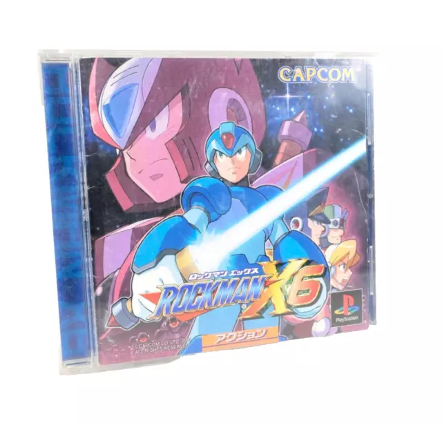 ROCKMAN X6 Mega Man Sony Playstation PS1 Jap Japan (2)