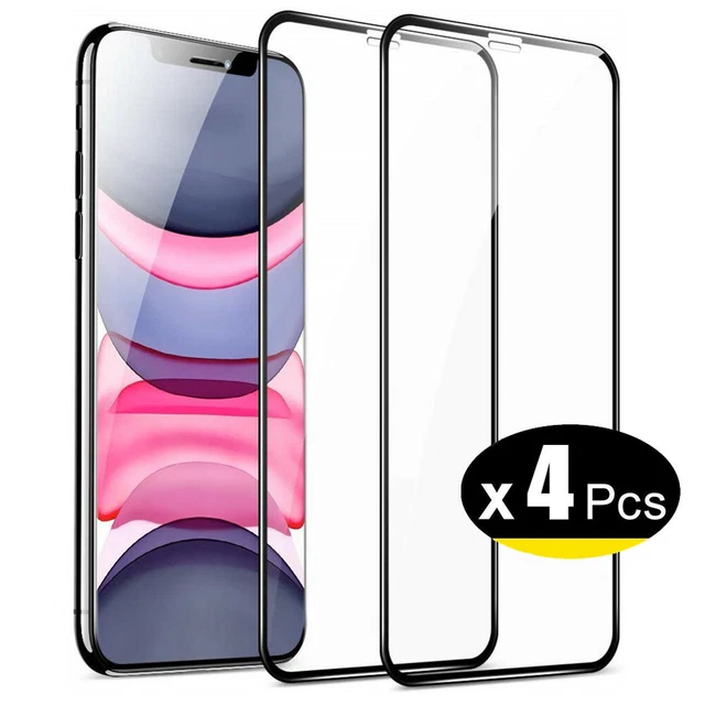 Protecteur Écran Verre Trempé Pour IPhone (Multi-modèles) - Transparent - Neuf