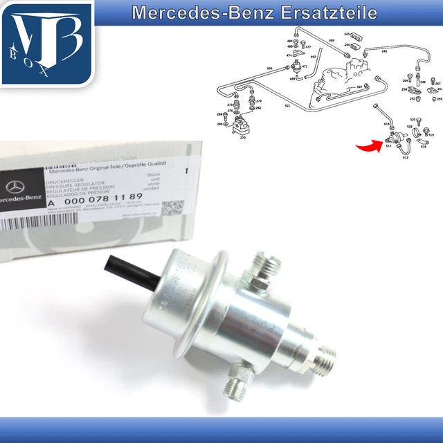 thumbnail interactive-video image 1 of ÜRO Parts Fuel Pressure Accumulator For Mercedes-Benz W107 R107 500SL (Late Model) 1 of 4