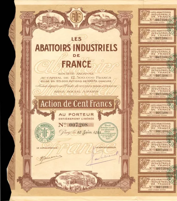 Les Abattoirs Industriels De France - Acciones extranjeras