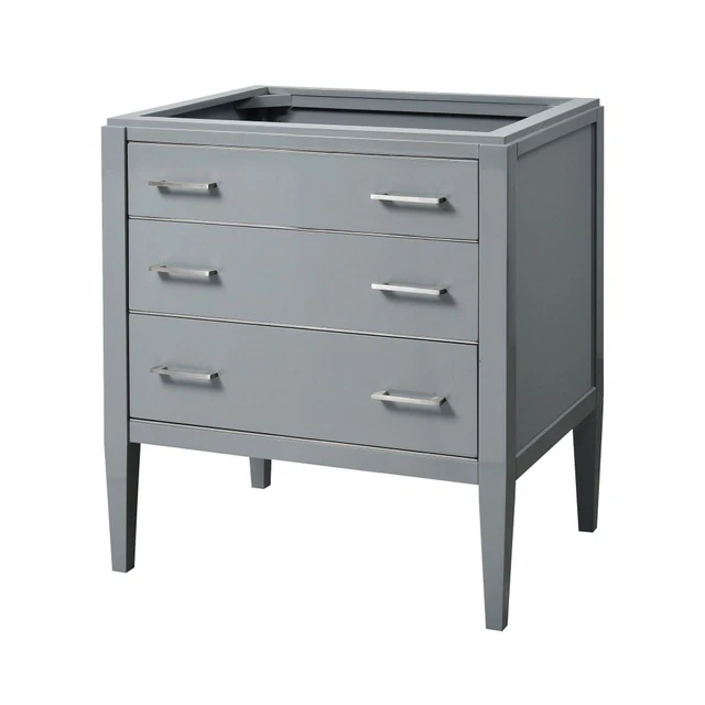 34 Inch Vanity-Grey Finish - Furniture - Vanity - 2499-BEL-4546838 - Bailey