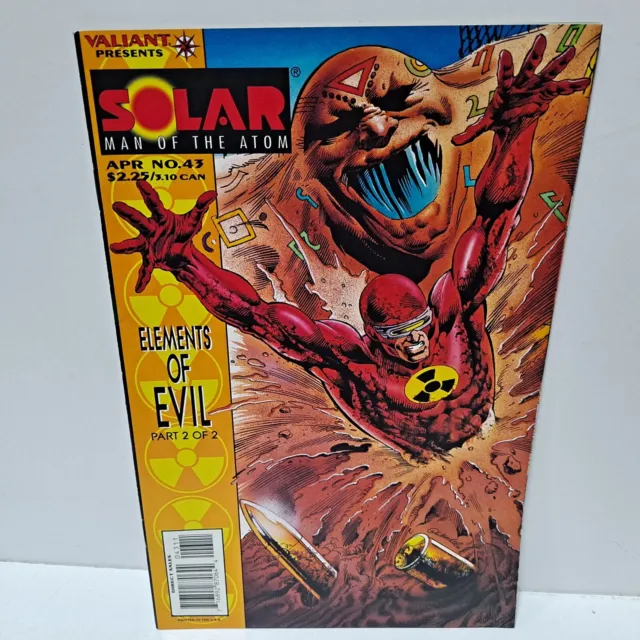 Solar Man of the Atom #43 Valiant Comics VF/NM