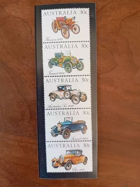 stamps Australia vintage cars UMM 1984