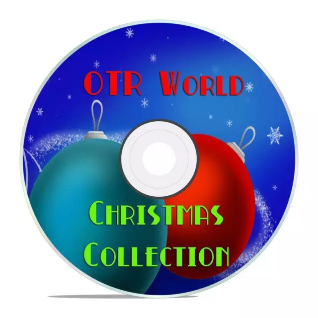 Christmas Collection OTR Old Time Radio Show MP3 On DVD-R Over 500 Episodes