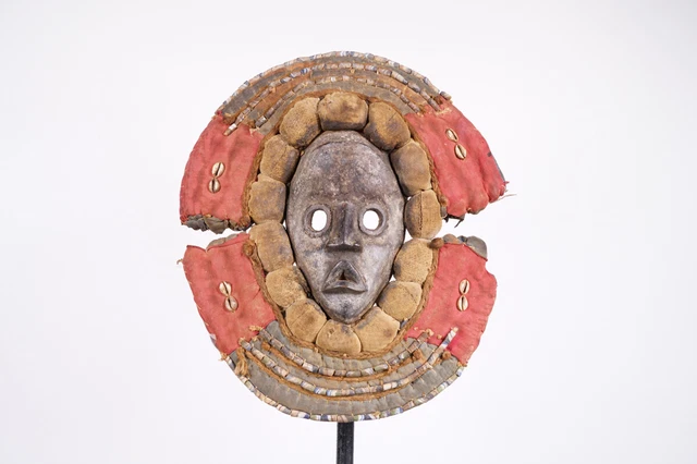 Heavily Decorated Dan Mask 17.5" - Ivory Coast - African Art