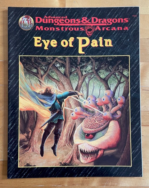 Eye Of Pain - Monstrous Arcana - Near Mint - Original Ad&D Adventure - #9522 Eye Of Pain - Monstrous Arcana - Near Mint - Original Ad&D Adventure - #9522