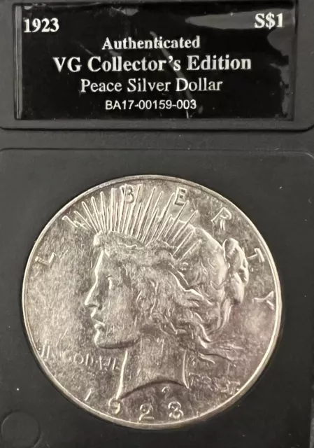 1923 Peace Silver Dollar