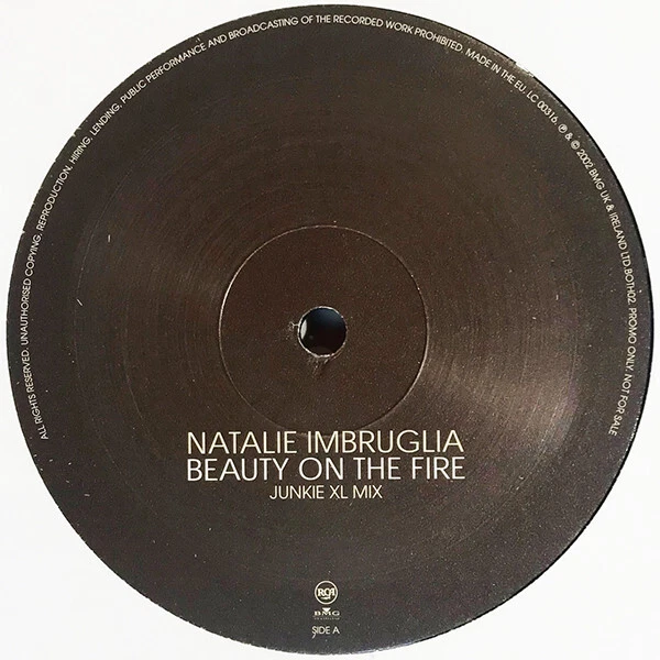 Natalie Imbruglia - Beauty On The Fire (Junkie XL Mixes) - UK Promo 12" Vinyl...