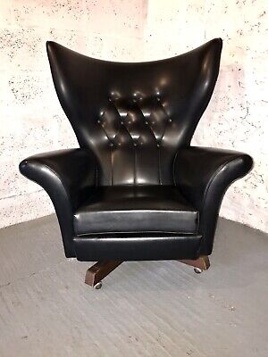 Vintage Retro G Plan Blofeld Arm Chair Black Mid Century Modern 6250 Rare 2